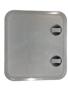 Plastic Hatch, 315x440mm, 2x Handle, 180&deg;, Grey - 484167 g 1 - 484167/G