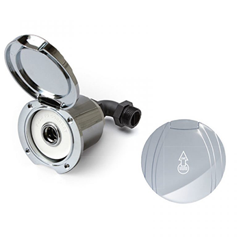 Chromed Built-In Box With Quick Connect For Water Outlet - 484233 - 484233