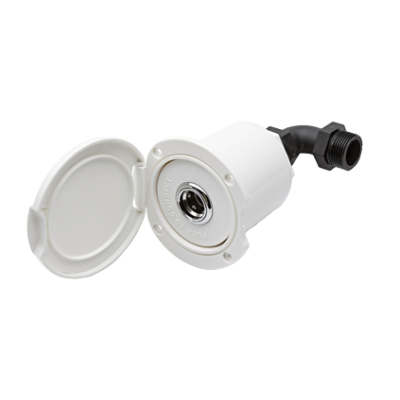 Cabinet With Water Inlet Or Outlet, Inlet, White Plastic - 484253 72dpi - 484253