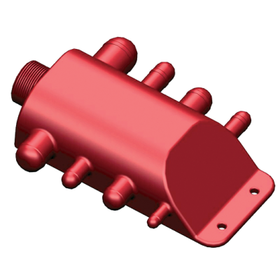 Grey Water Manifold With Hose Connections &Oslash;13mm To 38mm, Drainage Connection 1-1/2" - 486300 72dpi - 486300