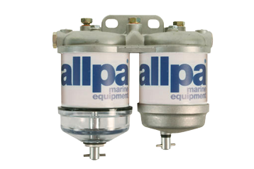 DOUBLE Fuel (Diesel) Filters with Settling Bowl