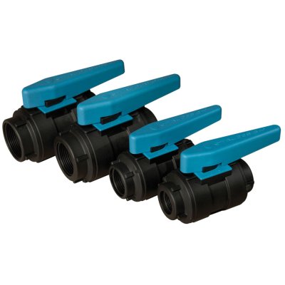 Plastic Ball Valve, 1-1/2", Black - 486604 72dpi - 486604