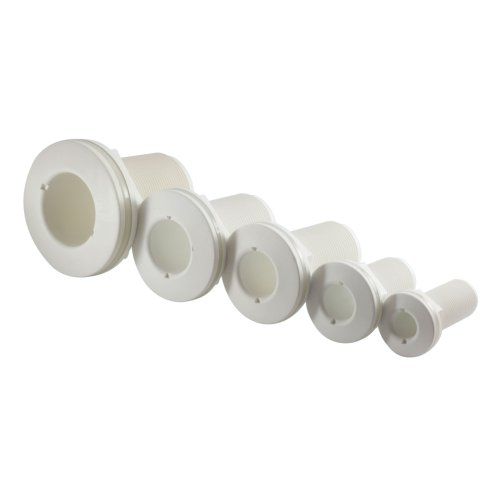 Plastic Skin Fitting, 1-1/2", With Outer Thread, White - 486614 72dpi - 486614