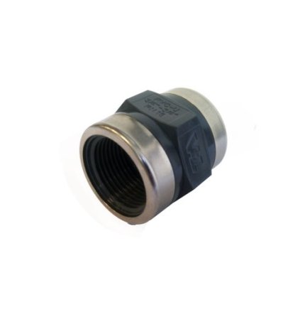 allpa plastic straight couplings female, reinforced with stainless steel ring