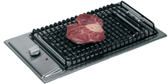 Flush Mount Electric Barbecue In Stainless Steel (2400w), 230v, 500x300x55mm - 487196 72dpi - 487196