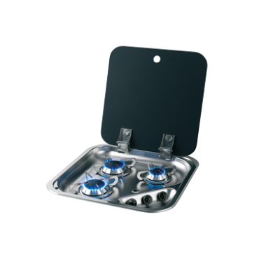 Gas Hub Unit With Cover, Burners: 1x Small/2x Medium - 487577 72dpi - 487577