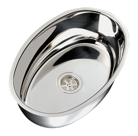 Allpa Stainless Steel Flush Mounted Sink, Oval With Tempered Glass Cover, Folding Water Tap - 488006 72dpi 1 - 488035
