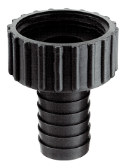 Plastic Rectangular Connection, 1-1/4", With Rectangular Hose Connection &Oslash;25mm - 488027 72dpi - 488027