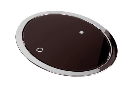 Allpa Stainless Steel Flush Mounted Sink, Oval With Tempered Glass Cover, Folding Water Tap - 488035 01 72dpi - 488035