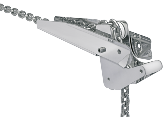 Stainless steel anchor bow rollers (Delta/CQR/SOC)