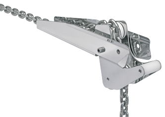 Stainless Steel Anchor Bow Roller, A=400mm, B=80mm, C=80mm (Tilting, Up To 15kg) - 489055 72dpi - 489055