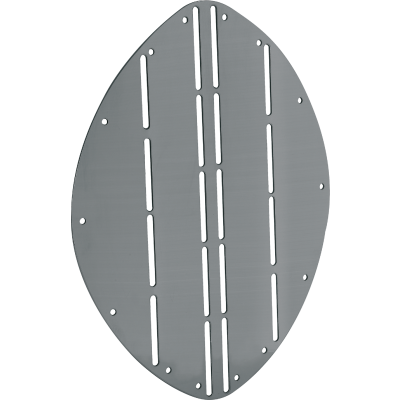 Stainless Steel Bow Protector, A=265mm, B=345mm, Ellipse Shape - 489300 - 489300