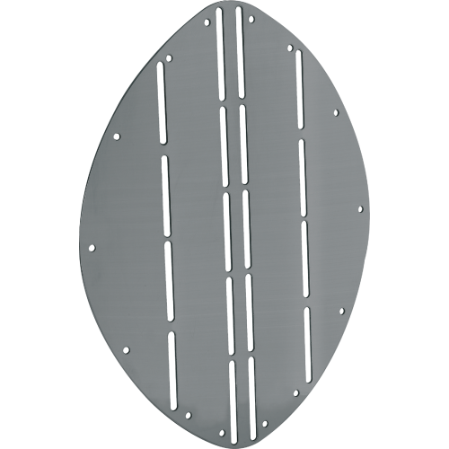 Stainless Steel Bow Protector, A=265mm, B=345mm, Ellipse Shape - 489300 - 489300