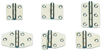 Stainless Steel Hinge, 50x37mm, &Oslash;4mm - 491300 72dpi - 491300