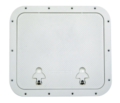 Aluminum Hatch, Outer Size 510x460mm, Cut Out Size 393x446mm, Gray Ral 9006, Powder Coated - 494114 72dpi - 494114