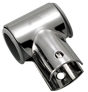 Stainless Steel Open T-Fitting 90&deg;, &Oslash;22,25mm With Plastic Insert - 495005 72dpi - 495005