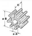 Impeller - Jabsco - 500144 02 72dpi - 500144