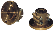allpa bronze half-couplings, with centering ring