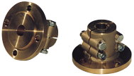 allpa bronze half-couplings, with centering ring