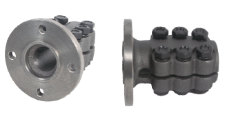 allpa stalen half-couplings, with centering ring (extra long)