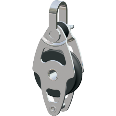 Antal Stainless Steel 316 Mini Block Series 34x6, Ball-Beared, Single Block + Becket - 5400302 72dpi - 5400302