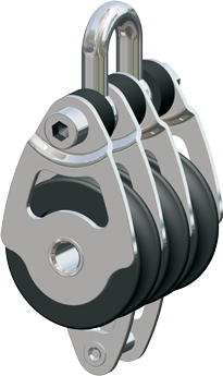Antal Stainless Steel 316 Mini Block Series 34x6, Ball-Beared, Triple Block + Becket - 5400306 72dpi - 5400306