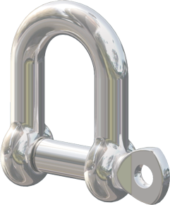 Antal Stainless Steel Shackle (&Oslash;6mm) For 1-Sheave Opf-60 & 70 Blocks - 54006ss 72dpi - 54006SS