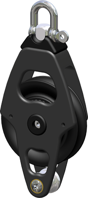 Antal Aluminum Block Series Opf-70, Ball-Beared, Swivel Block + Becket - 5400702 72dpi - 5400702