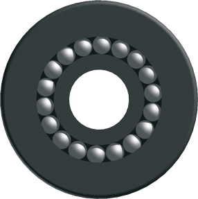 Antal Plastic Single Sheave Serie 34x6, With Ball-Bearings - 5403411 m 72dpi - 5403411/M