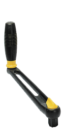Aluminum Winch Handle, L=250mm, Weight 0,43kg, Lock-In, Single Grip - 542021 - 542021