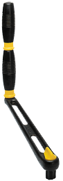 Aluminum Winch Handle, L=250mm, Weight 0,54kg, Double Grip - 542023 1 - 542023