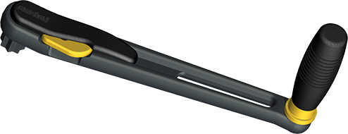 Antal Aluminum Winch Handle 'Speedylock', L=250mm, Weight 0,43kg, Single Grip - 542121 1 - 542121