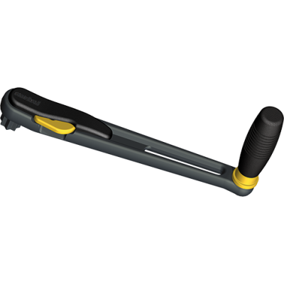 Antal Aluminum Winch Handle 'Speedylock', L=250mm, Weight 0,43kg, Single Grip - 542121 - 542121