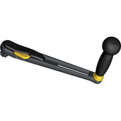 Antal Aluminum Winch Handle 'Speedylock', L=250mm, Weight 0,53kg, Ball Grip - 542122 - 542122