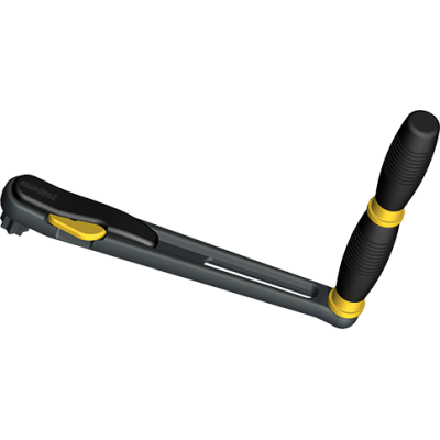 Antal Aluminum Winch Handle 'Speedylock', L=250mm, Weight 0,62kg, Double Grip - 542123 - 542123