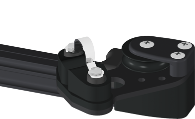Antal Aluminum Cam Cleat For End Fitting Type 100 (For Leech Line) (2x) - 544266 72dpi - 544266