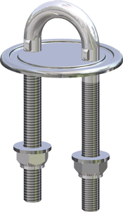Antal Stainless Steel U-Bolt For Block Series Opf-60 - 547106 72dpi - 547106