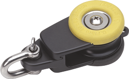 Antal Aluminum Snatch Shackle Block With Rubber Protection - 549040 sh 72dpi - 549040/SH