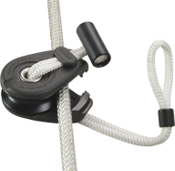 Antal aluminum Dyna snatch blocks with Dyneema snap loop