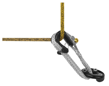 Antal Aluminum Low Friction Hook (With Snap Hook), Swl 2200kg, Loop Breaking Load 6600kg - 54hk16 01 72dpi - 54HK16