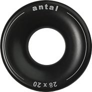 Antal Aluminum Low Friction Ring, D1=28mm, D2=70mm, &Oslash;=20mm, T=31mm, Swl 6400kg - 54r2820 72dpi - 54R2820