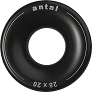 Antal Aluminum Low Friction Ring, D1=28mm, D2=70mm, Ø=20mm, T=31mm, Swl 6400kg - 54r2820 72dpi - 54R2820