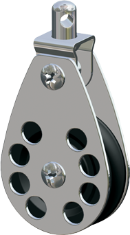 Antal Stainless Steel 316 Block Series 65, Ball-Beared, Single Block - 54s0601 72dpi - 54S0601
