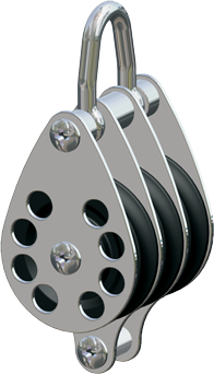 Antal Stainless Steel 316 Block Series 65, Ball-Beared, Triple Block + Becket - 54s0606 72dpi - 54S0606