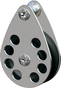 Antal Stainless Steel 316 Block Series 65, Ball-Beared, Single Webbing Block - 54s0609 72dpi - 54S0609