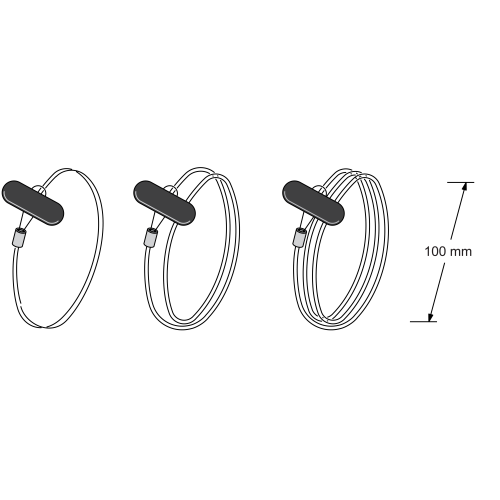 Antal Dyna Snap Loop, Type Double, Ø=5mm, L=500mm, Swl 2000kg - 54sl4d 02 300dpi - 54SL5D