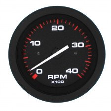 Amega Domed Tachometer 4000 Rpm (Diesel) (Alt.) - 58136e - 58136E