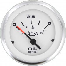 Lido Pro Oil Pressure Meter 5 Bar (Vdo) - 59260f - 59260F