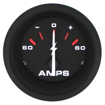 Amega Domed Ampere Meter 60-0-60a - 59310e - 59310E