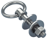 Stainless Steel Eye Bolt With Movable Ring M-10, L=55mm - 600100 72dpi - 600100